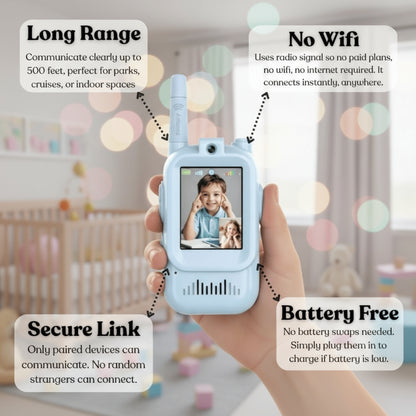 ChatBuddy | Kids Video Walkie Talkie (One Pair)
